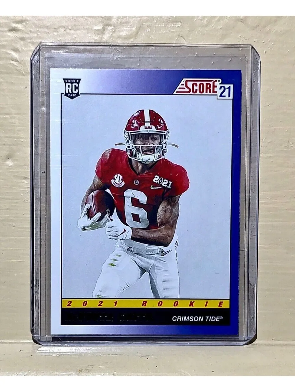 2021 DeVonta Smith Score #TB4 Rookie NFL Draft Trading Card Crimson Tide